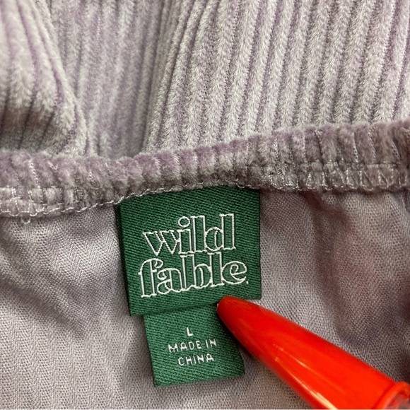 Wild Fable sleeveless mini corduroy dress Dark Mauve large - Picture 5 of 7